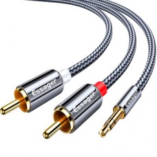 Кабель мультимедійний 3.5mm M to 2xRCA M 5.0m Essager (EYPZJ-MYD0H)