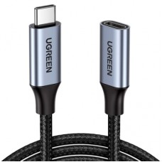 Дата кабель USB-C M/F 0.5m 5A USB 3.1 Gen2 10Gbps black Ugreen (80810)