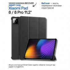 Чохол до планшета BeCover Smart Case Xiaomi Pad 8 / 8 Pro 11.2" Black (714579)
