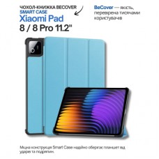 Чохол до планшета BeCover Smart Case Xiaomi Pad 8 / 8 Pro 11.2" Blue (714580)