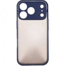 Чохол до мобільного телефона Dengos Matte iPhone 17 Pro Blue (DG-TPU-MATT-171)