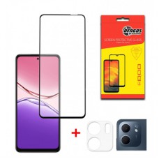 Скло захисне Dengos Kit for OPPO A5x + camera glass Black (DG-TGSCP-11)