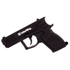 USB флеш накопичувач ColorWay Pistol 64 GB 3.0 Black (CW-USBPL64)