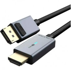 Кабель мультимедійний DisplayPort M to HDMI M 1.8m 4K30Hz Cabletime (CA915323)