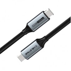 Дата кабель USB-C to USB-C 2.0m 100W USB3.1 20Gbps 4K60Hz Cabletime (CA914234)