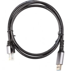 Дата кабель USB AM to RJ45 Ethernet 1.0m CAT6 UTP PowerPlant (CA914975)