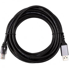 Дата кабель USB AM to RJ45 Ethernet 5.0m CAT6 UTP PowerPlant (CA915002)