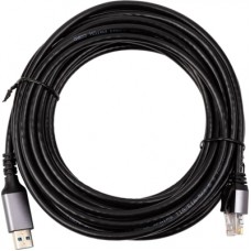 Дата кабель USB AM to RJ45 Ethernet 7.5m CAT6 UTP PowerPlant (CA915019)