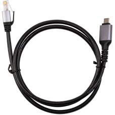 Дата кабель USB-C to RJ45 Ethernet 1.0m PowerPlant (CA914913)