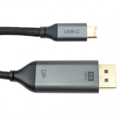 Кабель мультимедійний USB-C to DisplayPort M 1.8m V1.2 4K Cabletime (CA913305)