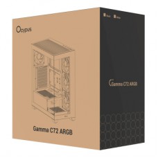 Корпус для ПК OCYPUS GAMMA C72 BK ARGB (GAMMA-C72-BKD400XX-GL)