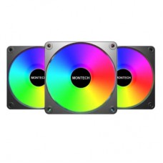 Кулер до корпусу MONTECH GF120 V2 ARGB PWM 3I (GF120 V2 ARGB PWM 3I1(B))