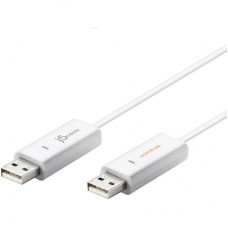 Дата кабель USB 2.0 AM/AM 1.8m Windows & Mac J5create (JUC400-N)