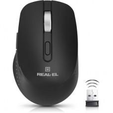 Мишка REAL-EL RM-380W Wireless Black (EL123200057)