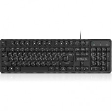 Клавіатура REAL-EL RK-7015 USB Black (EL123100049)