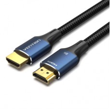 Кабель мультимедійний HDMI M to HDMI M 5.0m 8K60Hz cotton braided blue Vention (ALGLJ)