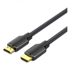 Кабель мультимедійний HDMI M to HDMI M 10.0m 4K30Hz cotton braided black Vention (ALLBL)