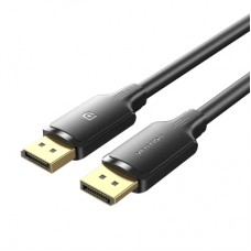 Кабель мультимедійний DisplayPort M to DisplayPort M 1.0m 4K60Hz black Vention (HAKBF)
