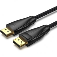Кабель мультимедійний DisplayPort M to DisplayPort M 2.0m 8K60Hz black Vention (HCCBH)