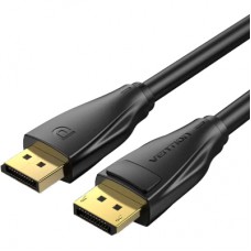 Кабель мультимедійний DisplayPort M to DisplayPort M 1.5m V1.4 8K black Vention (HCDBG)