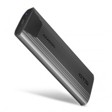 Кишеня зовнішня AXAGON USB-C 10Gbps metal box for M.2 NVMe & SATA SSD THIN SCREWLESS (EEM2-GTS2)