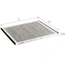 Фільтр салону ALPHA FILTER AF5143a
