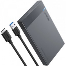 Кишеня зовнішня Ugreen USB 3.0 to M.2 SATA SSD US221 black (30848)