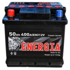 Акумулятор автомобільний ENERGIA 50Ah (+/-) 400EN (000022384)