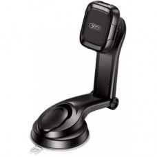 Універсальний автотримач XO C106 Dashboard suction cup adjustable magnetic Phone holder Black (6920680830343)