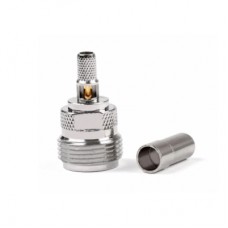 Конектор N Type Female обжим RG58/RG142/RG223/LMR-195/3D-FB/SYV50-3 Voltronic (YT42114)