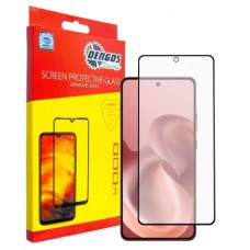 Скло захисне Dengos Full Glue Motorola G86 5G Black (TGFG-422)
