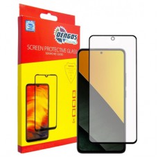 Скло захисне Dengos Full Glue Poco M7 Pro 5G Black (TGFG-423)