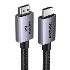 Кабель мультимедійний HDMI M to HDMI M 1.0m 8K black Ugreen (25908)