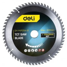 Диск пильний Deli 254 x 30 мм 60T (EDH-MJP254-E1)