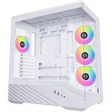 Корпус для ПК Lian Li V100R case with pre-installed four 120mm RGB PWM fan, White (G99.V100RW.01)
