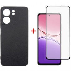 Чохол до мобільного телефона Dengos Oppo A5x Carbon+glass Black (DG-KM-175)