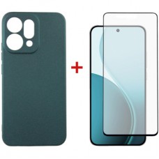 Чохол до мобільного телефона Dengos Oppo Reno14 5G Soft+glass Green (DG-KM-181)