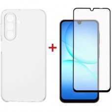 Чохол до мобільного телефона Dengos Samsung Galaxy A17 TPU+glass Transparent (DG-KM-171)