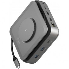 Порт-реплікатор J5create Dock-Station USB-C 10-in-1 (HDMI/PD/USB-A/USB-C/LAN) (JCD3199-N)