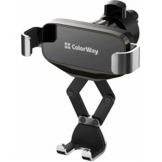 Універсальний автотримач ColorWay Gravity Mechanical Car Mount Black (CW-CHG18-BK)