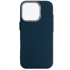 Чохол до мобільного телефона Armorstandart LikeCarbon2 MagCase Apple iPhone 16 Pro Kevlar Dark Blue (ARM88594)