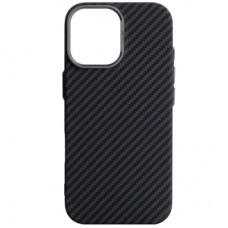Чохол до мобільного телефона Armorstandart LikeCarbon2 MagCase Apple iPhone 17 Carbon Black (ARM86257)