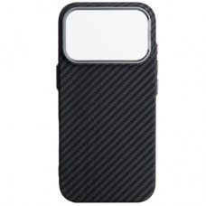 Чохол до мобільного телефона Armorstandart LikeCarbon2 MagCase Apple iPhone 17 Pro Carbon Black (ARM86258)