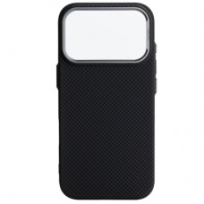 Чохол до мобільного телефона Armorstandart LikeCarbon2 MagCase Apple iPhone 17 Pro Kevlar Black (ARM88378)