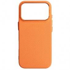 Чохол до мобільного телефона Armorstandart LikeCarbon2 MagCase Apple iPhone 17 Pro Kevlar Orange (ARM88556)