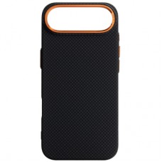 Чохол до мобільного телефона Armorstandart LikeCarbon2 SE MagCase Apple iPhone 17 Air Kevlar Black Orange (ARM89166)