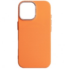 Чохол до мобільного телефона Armorstandart LikeCarbon2 SE MagCase Apple iPhone 17 Kevlar Orange Rose Gold (ARM89167)