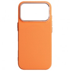 Чохол до мобільного телефона Armorstandart LikeCarbon2 SE MagCase Apple iPhone 17 Pro Kevlar Orange Rose Gold (ARM89168)