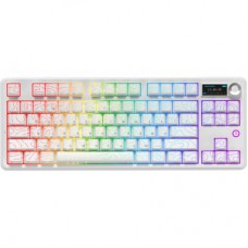 Клавіатура Ajazz AK870 V2 Maillard Switch Wireless/Bluetooth/USB UA White (AK870-V2-S-W)