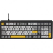 Клавіатура Ajazz AK980 MAX Magnetic Switch USB UA Black/Grey/Yellow (AK980-MAX-M-BGY)